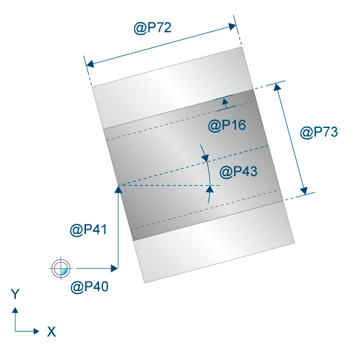 Draufsicht - offene Nut