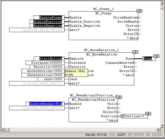 Programm HelloWorld nach dem Starten der Applikation