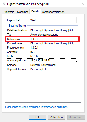 Determining the dll file version