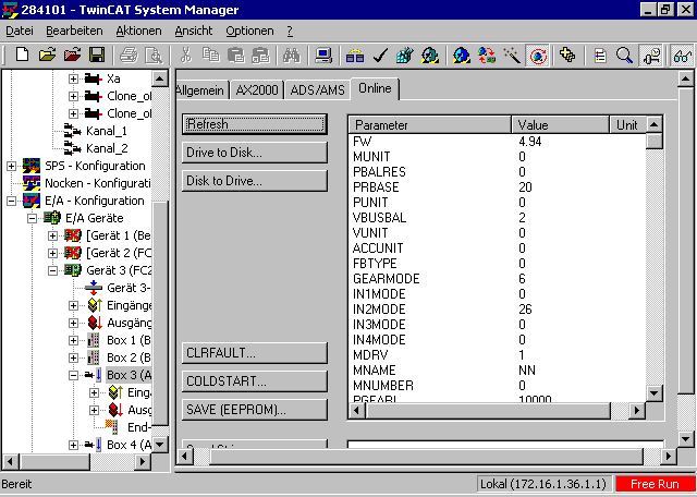 Konfiguration Digitaleingang 2 als Messeingang