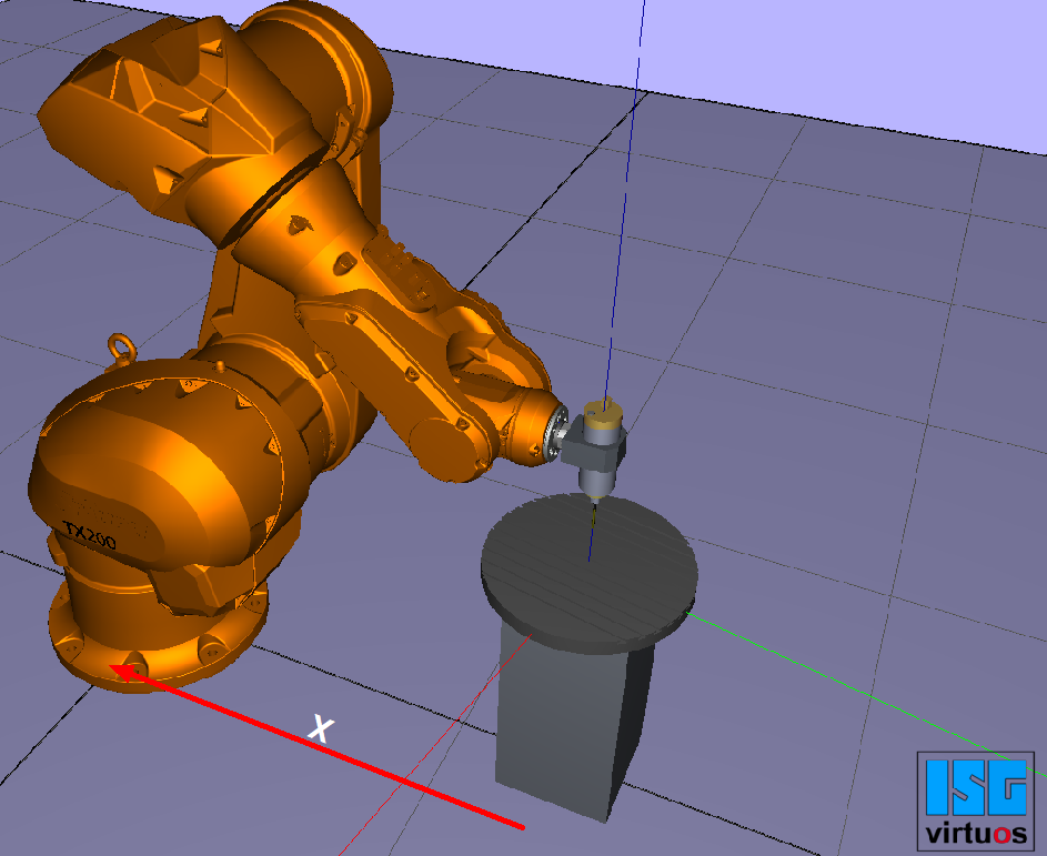 Kin_Base offset from the master’s perspective (rotary table)