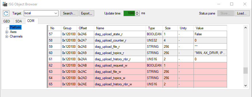 CNC objects in the Object Browser